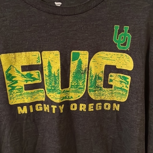 EUC Univ of Oregon gray t shirt size XL - Picture 2 of 4
